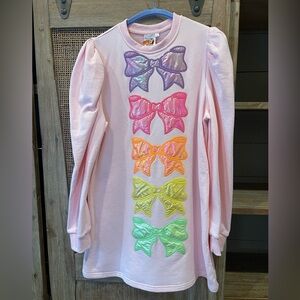 Queen of Sparkles - Pink Bow Dress